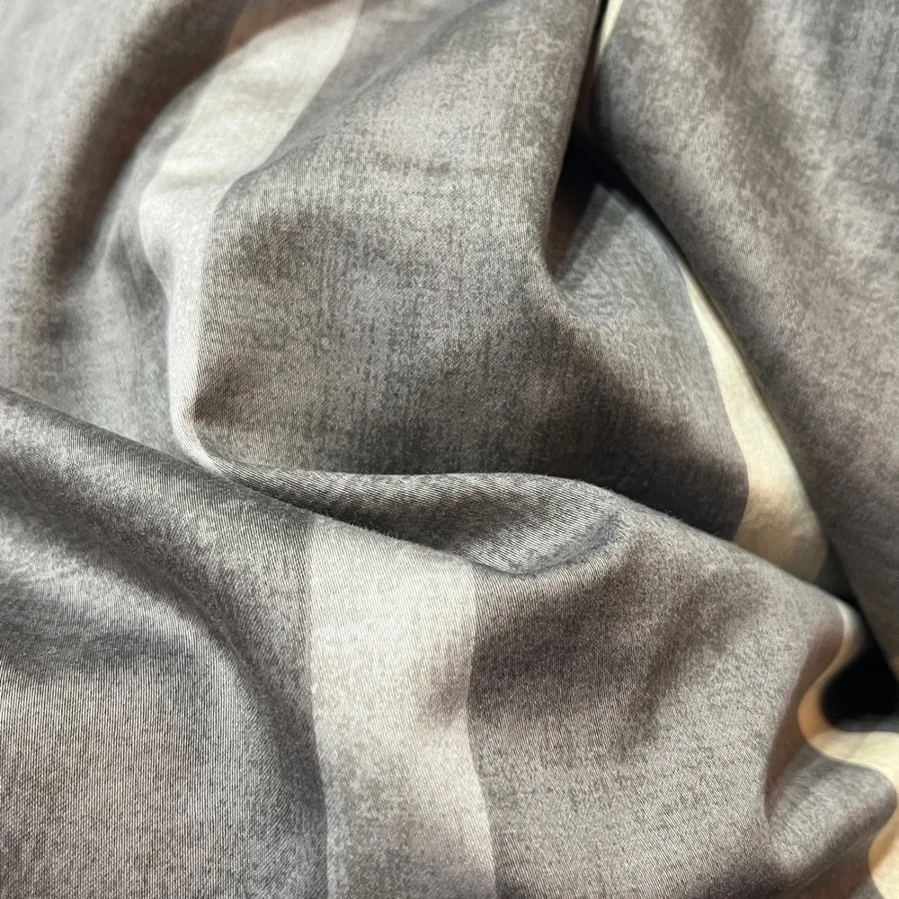 Custom-made high quality soft and silky twin duvet cover has hidden zipper